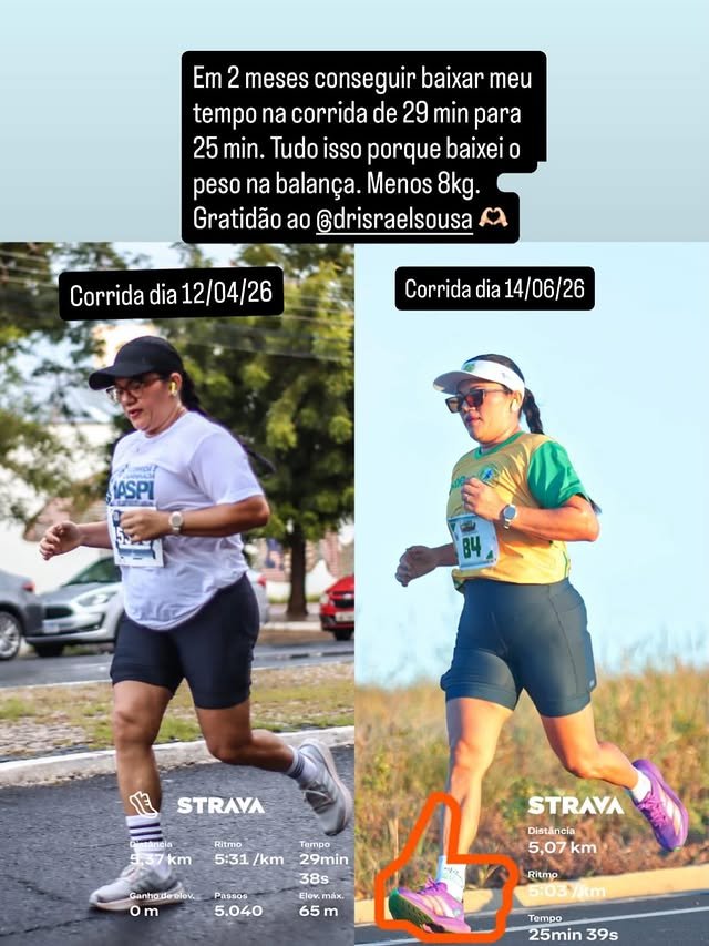 Gildete Silva - em treino após tratamento